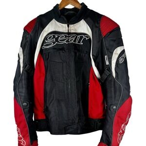 Gear Knox Protection Engineered Men's Motorcycle Jacket L Pads UK Scotchlight 3M